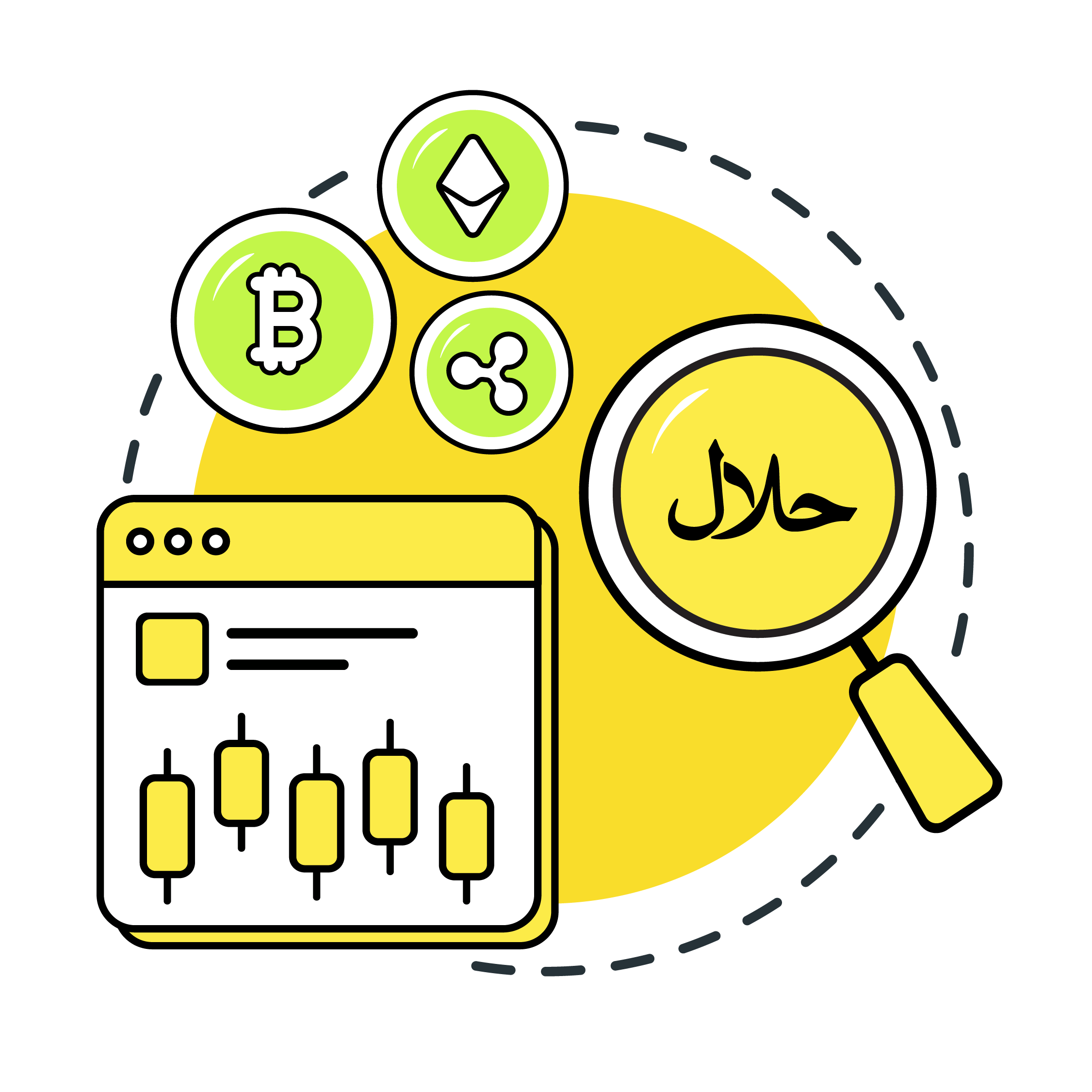 Shariah Status for Stocks and Cryptocurrency